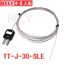 J-type PTFE temperature measuring line TT-J-30 36-SLE temperature measuring line J-type plug temperature sensing line J-type thermocouple line