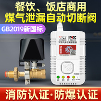 Gas leakage alarm Automatic cut off valve device Catering steel bottle manipulator coal gas tank liquefied gas alarm