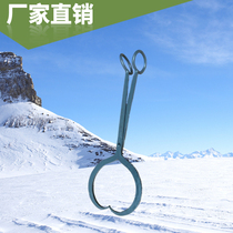 Master Zhou extended version of the big ice pliers ice clips big ice clamps cooling ice drag cold storage ice factory special