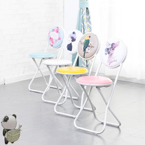 European dining table and stool kitchen family house multifunctional folding economy seat simple chair back chair home