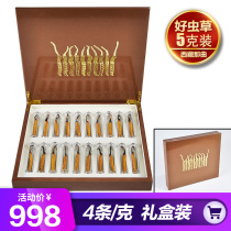 Courtesy Kit] Cordyceps militaris 4 Genk Tibetan nata Caterpillar Fungus 5 gr 20 Head Period Dry Grass