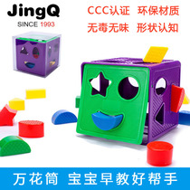 Geometric shape matching building blocks toy Intelligence kaleidoscope boy Environmental protection plastic puzzle female baby intelligence box