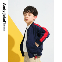 Boy jacket Spring and autumn in baseball clothes Childrens thin jacket new child clothes boy Spring dress jacket foreign air cardio-hoodie