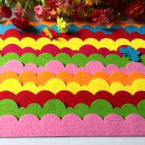 School kindergarten opening blackboard newspaper corridor environment layout creative theme wall sticker non-woven wave bar guardrail