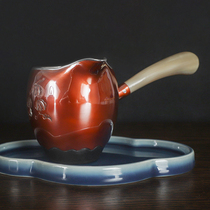 Chengyi silver silver pot 999 Fulu copper bag silver Road Cup foot silver handmade ingenuity craft teapot