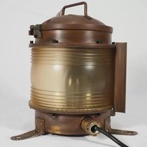 Japan Old-fashioned Brass Signal Lamp Hand Train Railway Crossroads Marine Traffic Light Decorative Lights