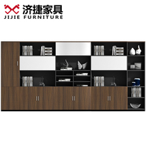 Office Furniture owners room background file cabinet wooden file cabinet bookcase combination board data file cabinet