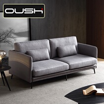 Modern minimalist tech cloth sofas-style light extravagant living-room small family type trio position down cloth art sofa whole dress