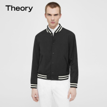 Theory 2023 Spring New Pint Mens Technology Fabric Collage Baseball Jacket Jacket N0277402