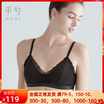 The Solar-Style Lace Triangle Cup without steel ring Female Girl Bra Slim bra Small Chest Underwear HX171816