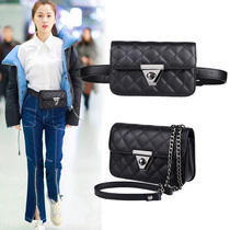 Pocket women tide ins new fashion mobile phone belt bag slung dual-purpose chest bag work sales chain women's bag