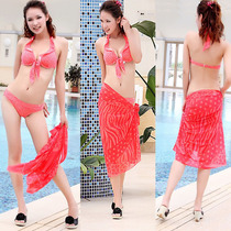 ZOKE New Bikini Big Chest Skinny Small Chest Gather Steel Toter Holiday Swimsuit 111501614