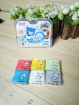  6 colors 1 box of color-changing brushed eraser Sketch painting plasticity plasticine creative color eraser