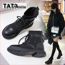 TATA YATOU Hes her girls net red skinny boots Martin boots women Inn wind short boots Fall new