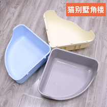 Cat Cage Plus Layer Separator Corner building Cat Jumping Terrace Cat Villa Accessories Cat Cage Isolation Platform Triangle Cowl Cat Toilet