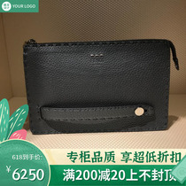  FENDI Fundy 22 new mens fashion grey with multiple layers of card slot wallet handbags