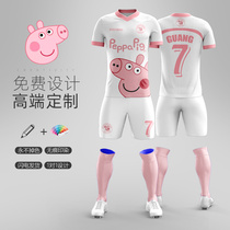 Football suit suit mens Jersey adult childrens long and short sleeve match football training team uniform full body custom printing number