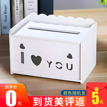 Pumping paper box creative Net red toilet tissue box simple modern living room household desktop coffee table hollow storage box