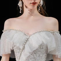 Law-style wedding dress 2022 new brides main wedding dresses extravagant reworked little sub-lined with high quality of the palace