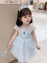 Fairy dress childrens tutu summer childrens holiday sweet 2021 new fashion pink skirt