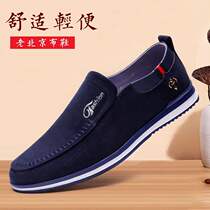 Da Sanjiang 2020 New Old Beijing Cloth Shoes Mens Autumn Winter Cotton Shoes Plus Suede Warm Men Casual Shoes Soft Bottom One