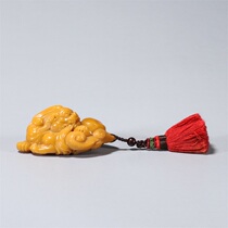  Old Tibetan field Yellowstone beast Pixiu handle H-5145