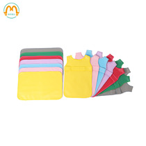 Cute Montessori childrens leather waterproof apron table mat 3~6 years old CASA big class water work bib apron