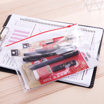  Deli 6696 exam stationery set College entrance examination answer card Civil service exam 2b Mechanical pencil Computer card pen