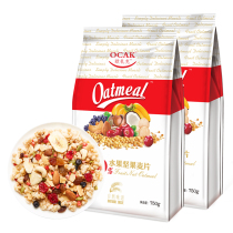 Ozak 50% Fruit Nut Oatmeal for Adult Nutritious Breakfast Snacks Crispy Wheat 1500g