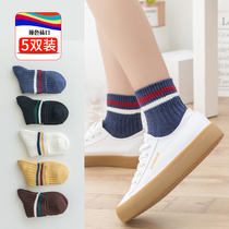 Socks female ins tide socks Korean summer shallow mouth Korean cute spring summer thin ladies socks Japanese