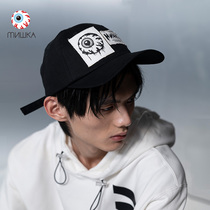 Mishka big eye ball tide card 2021 autumn winter printing bend along baseball cap cap cap for men and women