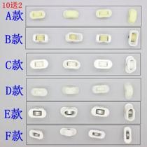 Display glass push-pull small washing machine showcase copper wheel sliding door roller freezer wheel base pulley