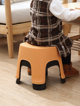 Household thickness stool bathroom plastic bench Japanese shoe stool for adult bench children dwarf bench bench