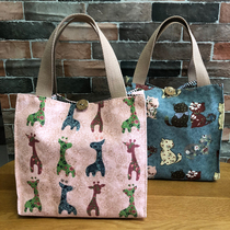 Japanese lunch bag Hand bag cute rice bag lunch bag lunch bag student lunch bag with Rice Bag tote bag