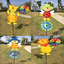 Windmill wholesale clearance stalls scenic spot kindergarten outdoor cartoon childrens toys handheld windmill wholesale