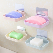 Suction Wall Type Drain Soap Rack Creative Toilet Free-punched soap box Soap Box Soap Holder
