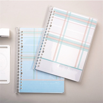 Loose-leaf A5 notebook simple College student copy thick notepad class notes business horizontal line this spiral notebook thick junior high school students use simple notebook