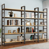 Bookshelves are easy to set up multi-layer iron shelves bookcase steel wood display shelves living room storage shelves hold shelves