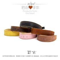 Hong Kong Zeku Handmade Genuine Leather Camera Wristband Comfort Micro Single Wristband New Pint Camera Hand Rope Bull Leather Single Counter Wristband
