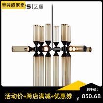 Italian designer lamp fashion art Castle LED lamp French restaurant Cafe front desk chandelier