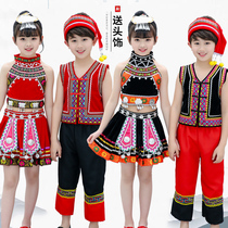61 Childrens Miao evolved to serve the Yi costume Dai ethnic minority dance dress Tujia ethnic Yao men and women