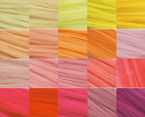 Half-price handmade DIY self-made doll bag wool felt poke novice set Red and Yellow 5G supplementary