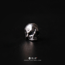 Brown Rhyme Corpse Tuolin Lord Skull Accessories Sterling Silver Wenplay Accessories Divide Pearl Dingzhu Tibetan Personality Jewelry