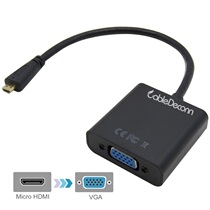 Zhende manufacturers supply MICRO HDMI to VGA conversion line with audio micro hdmi to vga
