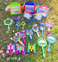 Autumn new autumn tour equipment contact nature childrens insect collector magnifying glass butterfly net telescope