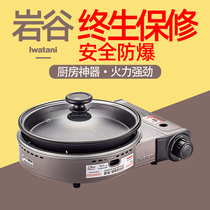 Iwa Valley outdoor wind-resistant furnace portable gas furnace barbecue boiler frying furnace Magnetic Cas