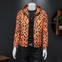 0 spring casual mens jacket hooded Joker youth jacket Europe station