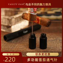 VANITYFAIR CIGAR VENT NEEDLE MULTI-PURPOSE cigar TOOL Tail SECTION non-PERM special cigarette PUNCH DRILL KNIFE