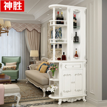 European-style partition cabinet wine cabinet entrance cabinet shoe cabinet entrance hall cabinet screen decoration locker