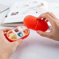 Carry-on medicine kit portable mini-containing kit medicine Pillbox Medicine Kit for a week Tablets Capsule Box